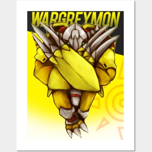 digimon wargreymon Posters and Art